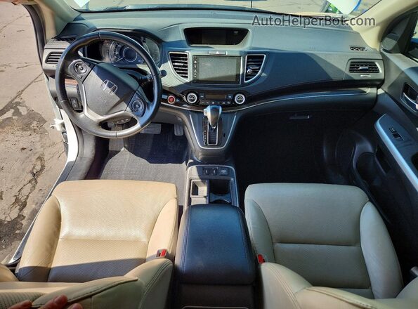 5J6RM4H97GL012736 2016 HONDA CR-V White Առջևի վահանակի տեսք