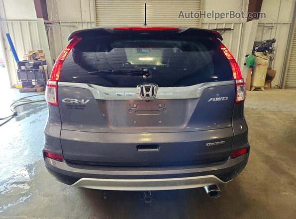 5J6RM4H97GL063802 2016 HONDA CR-V Gray უკანა ხედი