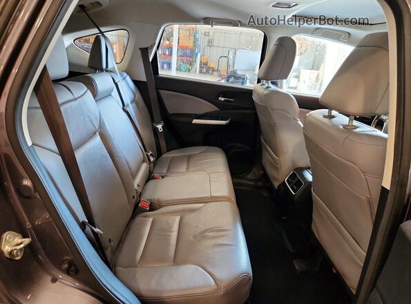 5J6RM4H97GL063802 2016 HONDA CR-V Gray უკანა სალონის ხედი