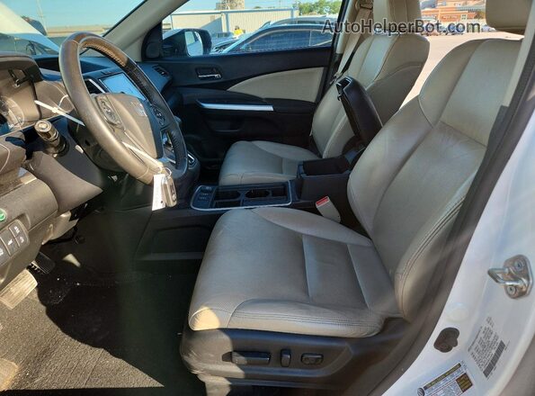 5J6RM4H98GL052842 2016 HONDA CR-V White Vista interior delantera