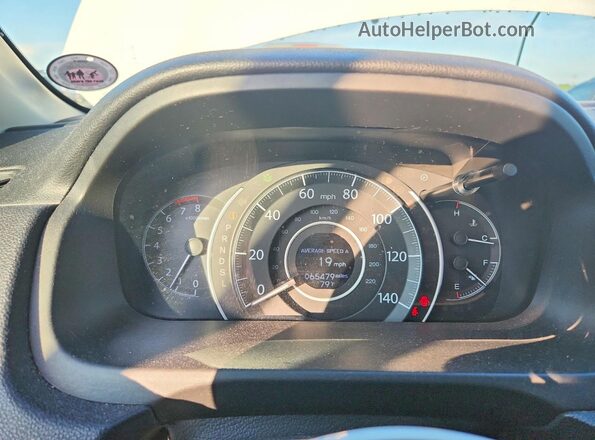 5J6RM4H98GL052842 2016 HONDA CR-V White Vista del cuadro de instrumentos