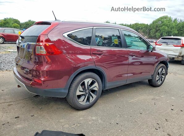 5J6RM4H98GL106110 2016 HONDA CR-V Бордовый Задняя правая четверть