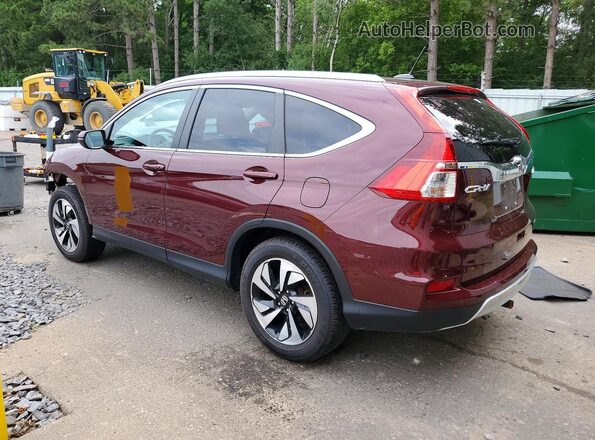 5J6RM4H98GL106110 2016 HONDA CR-V Бордовый Задняя левая четверть