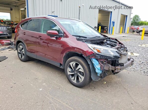 5J6RM4H98GL106110 2016 HONDA CR-V Бордовый Передняя правая четверть
