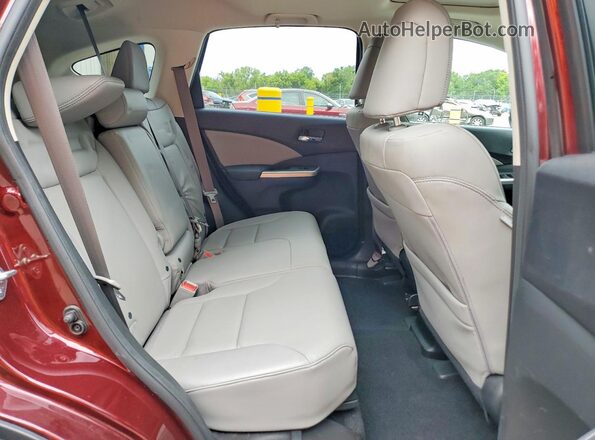 5J6RM4H98GL106110 2016 HONDA CR-V Бордовый Вид задней части салона