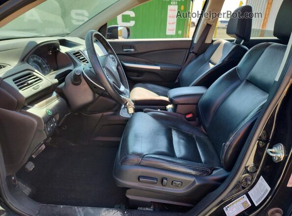 5J6RM4H98GL106706 2016 HONDA CR-V Черный Вид салона спереди