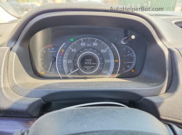 5J6RM4H98GL106706 2016 HONDA CR-V Черный Вид щитка приборов