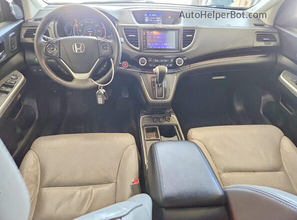 5J6RM4H99GL026976 2016 HONDA CR-V Silver Вид панелі приладів