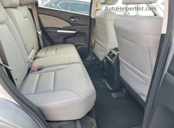 5J6RM4H9XGL064569 2016 HONDA CR-V Silver უკანა სალონის ხედი