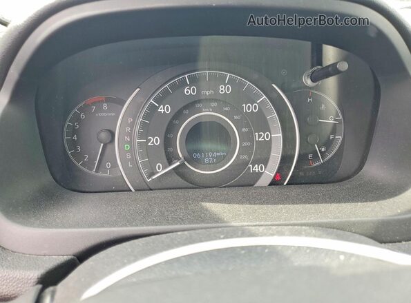 5J6RM4H9XGL064569 2016 HONDA CR-V Silver ხელსაწყოთა პანელის ხედი