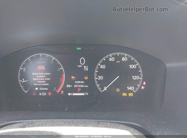 5J6RS3H21SL001842 2025 HONDA CR-V Бордовый Вид задних сидений