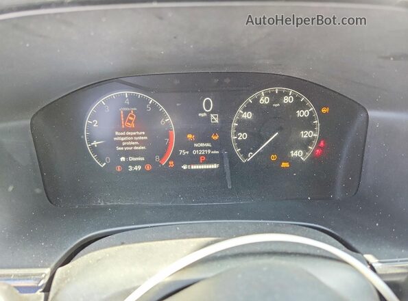 5J6RS3H23SL005004 2025 HONDA CR-V Blue Вид щитка приладів