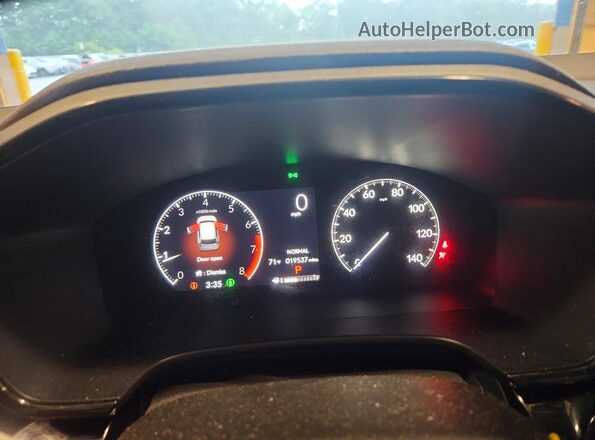 5J6RS3H74SL007081 2025 HONDA CR-V White Instrument cluster view