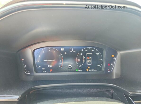 5J6RS3H77TL008596 2026 HONDA CR-V Blue ხელსაწყოთა პანელის ხედი
