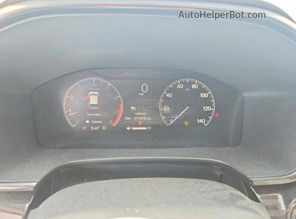 5J6RS3H78PL007768 2023 HONDA CR-V Black Vista del cuadro de instrumentos