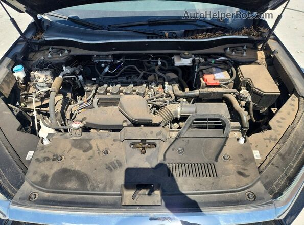 5J6RS3H78PL007768 2023 HONDA CR-V Black Vista del compartimento del motor