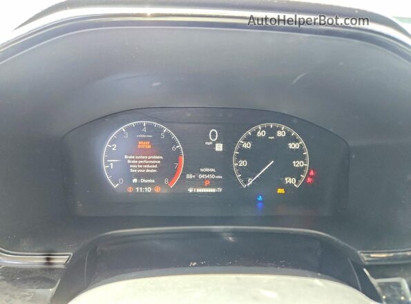 5J6RS3H78SL000621 2025 HONDA CR-V Черный Вид щитка приборов
