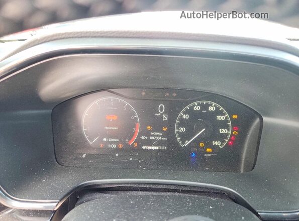 5J6RS3H79SL012096 2025 HONDA CR-V White Widok zestawu wskaźników