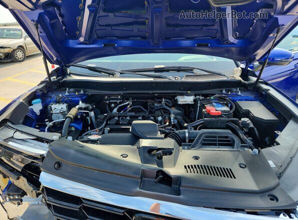 5J6RS4H40PL001815 2023 HONDA CR-V Blue Вид підкапотного простору