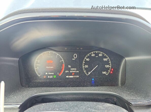 5J6RS4H44RL008446 2024 HONDA CR-V Blue ხელსაწყოთა პანელის ხედი