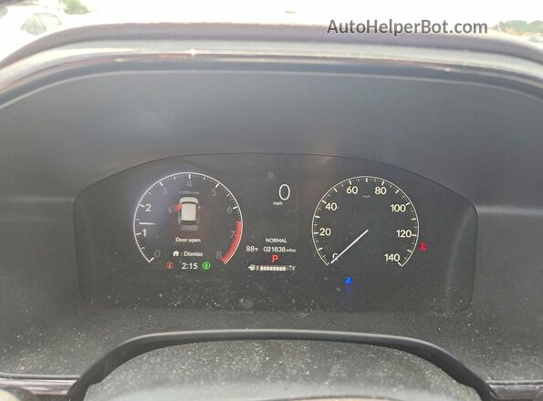 5J6RS4H72SL000751 2025 HONDA CR-V Charcoal Вид щитка приладів