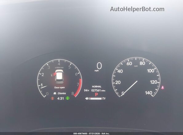 5J6RS4H75PL004977 2023 HONDA CR-V White Vista de los asientos traseros