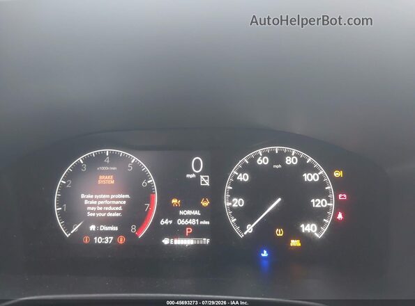 5J6RS4H77PL007458 2023 HONDA CR-V Красный Вид задних сидений