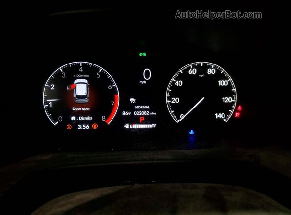 5J6RS4H78PL010076 2023 HONDA CR-V Silver Вид щитка приладів