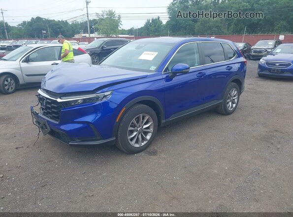 5J6RS4H7XPL007633 2023 HONDA CR-V Dark Blue Առջևի ձախ երեք քառորդ տեսարան