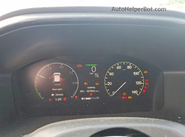 5J6RS5H56SL005326 2025 HONDA CR-V White ხელსაწყოთა პანელის ხედი
