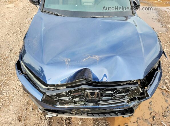 5J6RS5H5XSL003661 2025 HONDA CR-V Blue Vista del compartimento del motor