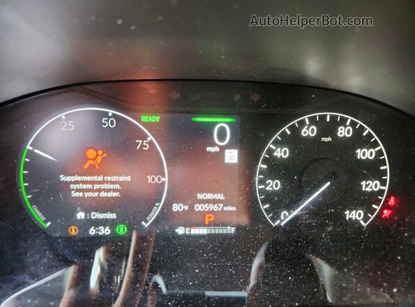 5J6RS5H5XTL012801 2026 HONDA CR-V White Instrument cluster view