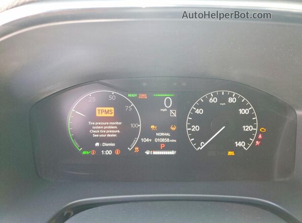 5J6RS5H83SL013278 2025 HONDA CR-V Silver Instrument cluster view