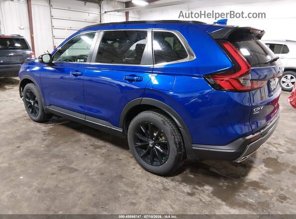 5J6RS6H57PL002271 2023 HONDA CR-V Blue Trasero izquierdo