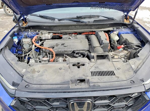 5J6RS6H84RL020661 2024 HONDA CR-V Blue ძრავის განყოფილების ხედი