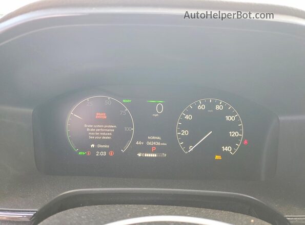 5J6RS6H89SL003974 2025 HONDA CR-V White Instrument cluster view