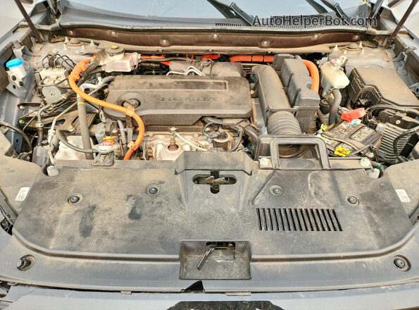 5J6RS6H91RL005687 2024 HONDA CR-V Gray Vista del compartimento del motor