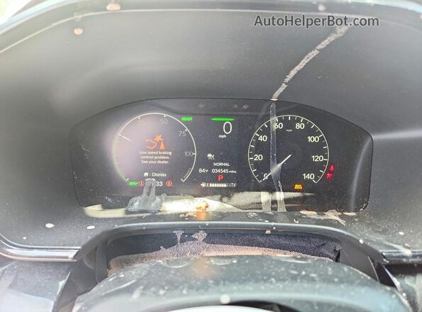 5J6RS6H92PL010488 2023 HONDA CR-V White Սարքավորումների վահանակի տեսք