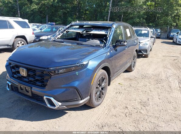 5J6RS6H93TL012163 2026 HONDA CR-V Blue წინა მარცხენა ხედი სამი მეოთხედიდან
