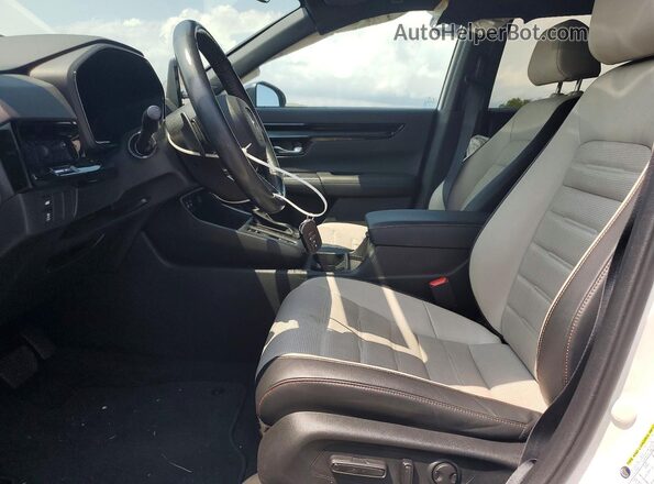 5J6RS6H98PL005666 2023 HONDA CR-V White Widok wnętrza z przodu