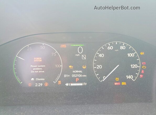 5J6RS6H98PL005666 2023 HONDA CR-V White Widok zestawu wskaźników