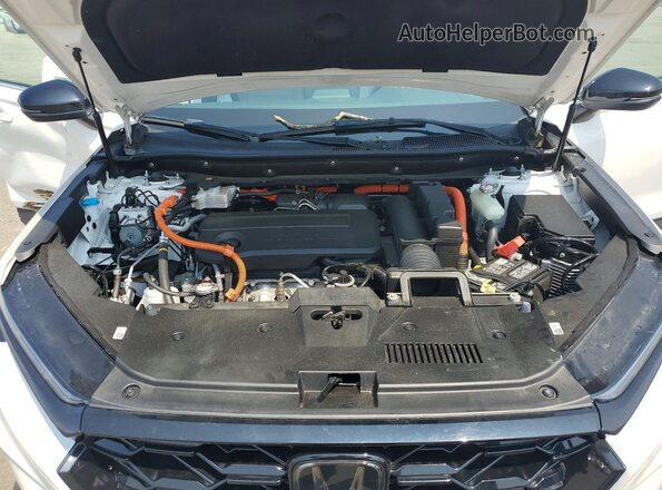 5J6RS6H98PL005666 2023 HONDA CR-V White Widok komory silnika