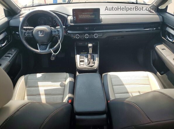 5J6RS6H98PL005666 2023 HONDA CR-V White Widok deski rozdzielczej