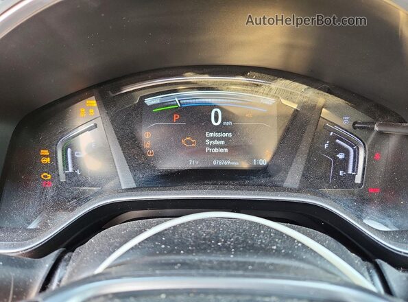 5J6RT6H57NL048385 2022 HONDA CR-V Blue Вид щитка приладів