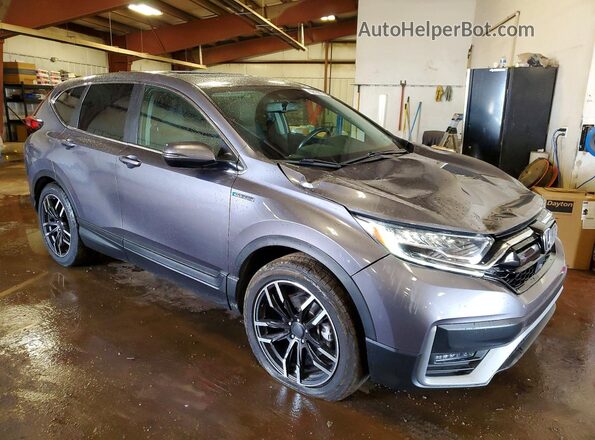 5J6RT6H80NL017697 2022 HONDA CR-V Серый Передняя правая четверть