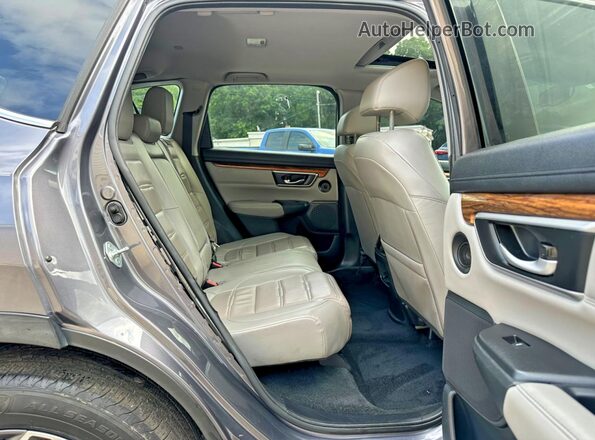5J6RT6H87NL007149 2022 HONDA CR-V Gray Вид салону спереду