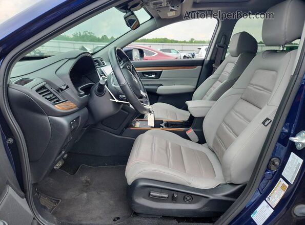 5J6RT6H97NL010075 2022 HONDA CR-V Blue წინა სალონის ხედი