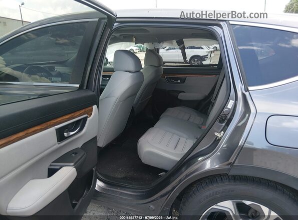5J6RW1H55KA021526 2019 HONDA CR-V Gray Vista de la etiqueta del VIN