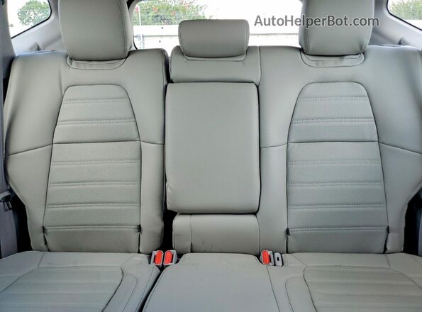 5J6RW1H20LL004659 2020 HONDA CR-V Red Rear seats view