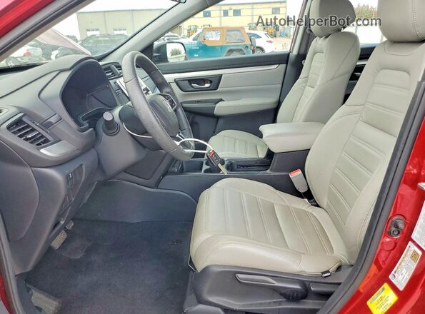 5J6RW1H20LL004659 2020 HONDA CR-V Red Front interior view